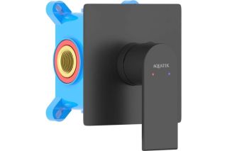 Смеситель для душа Aquatek Лира AQ1466MB черный